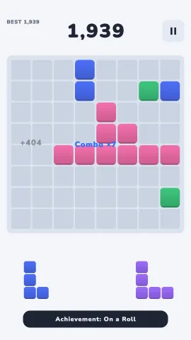 Phone: a board in the middle of a game